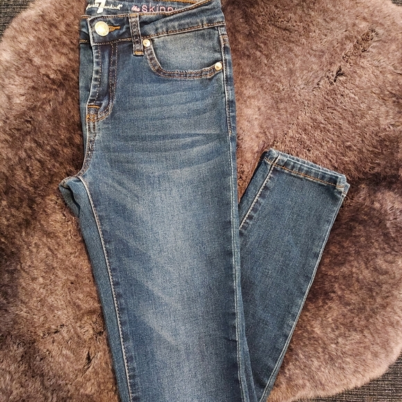 Youth Girls ~ 7 For All Mankind ~ The Skinny Jeans - Picture 5 of 5